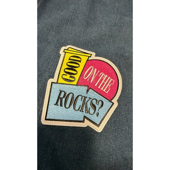 Dunkin’ Donuts Denim 90’s Jacket Unisex Sz Large SOLD OUT - SUPERBOWL PROMO - Picture 6 of 12